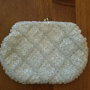 Sequined purse